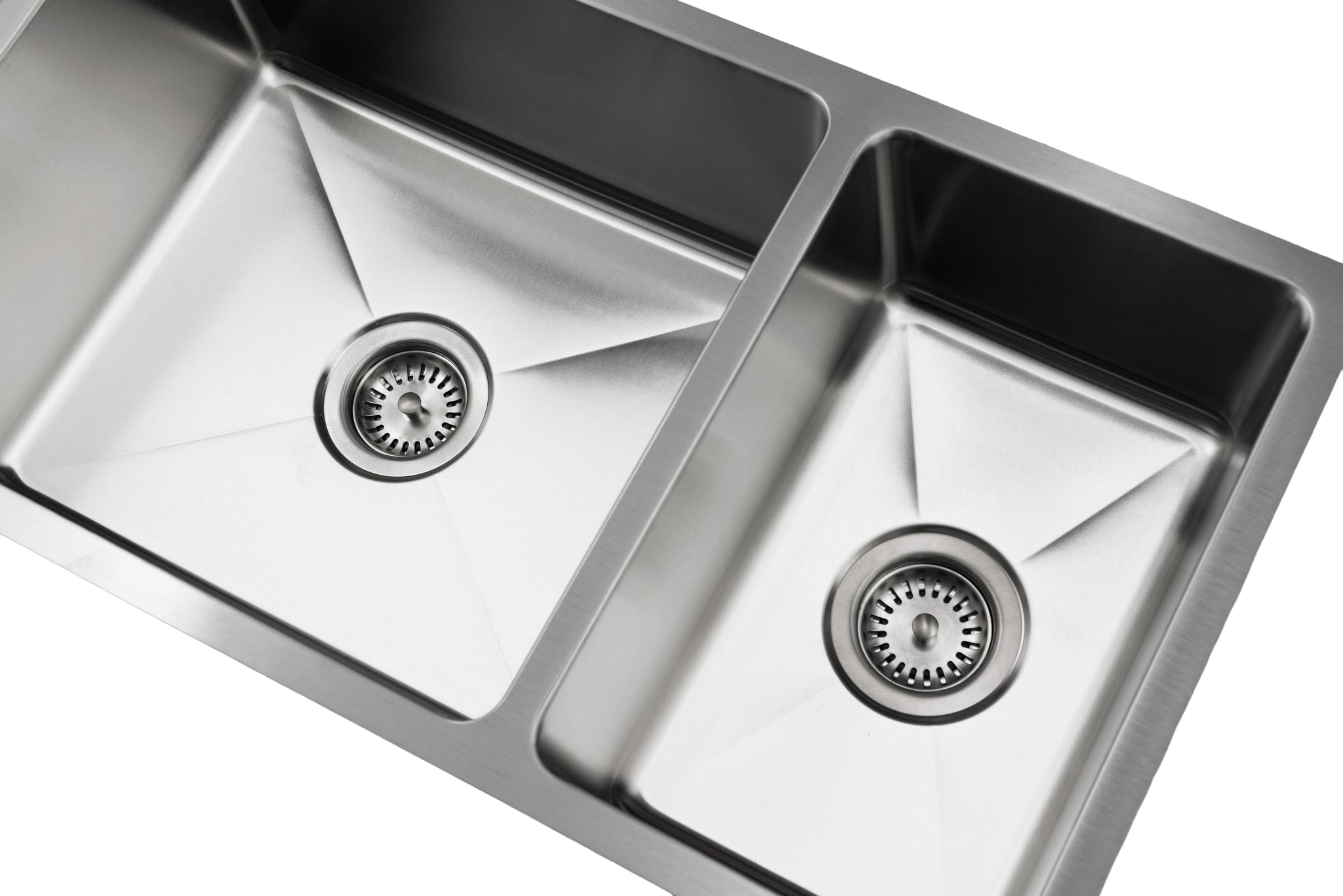 Master Chef-Vannes 16 Gauge 6040 Reversible Stainless Kitchen Sink, Radial Corners, 31x18x9/7 2