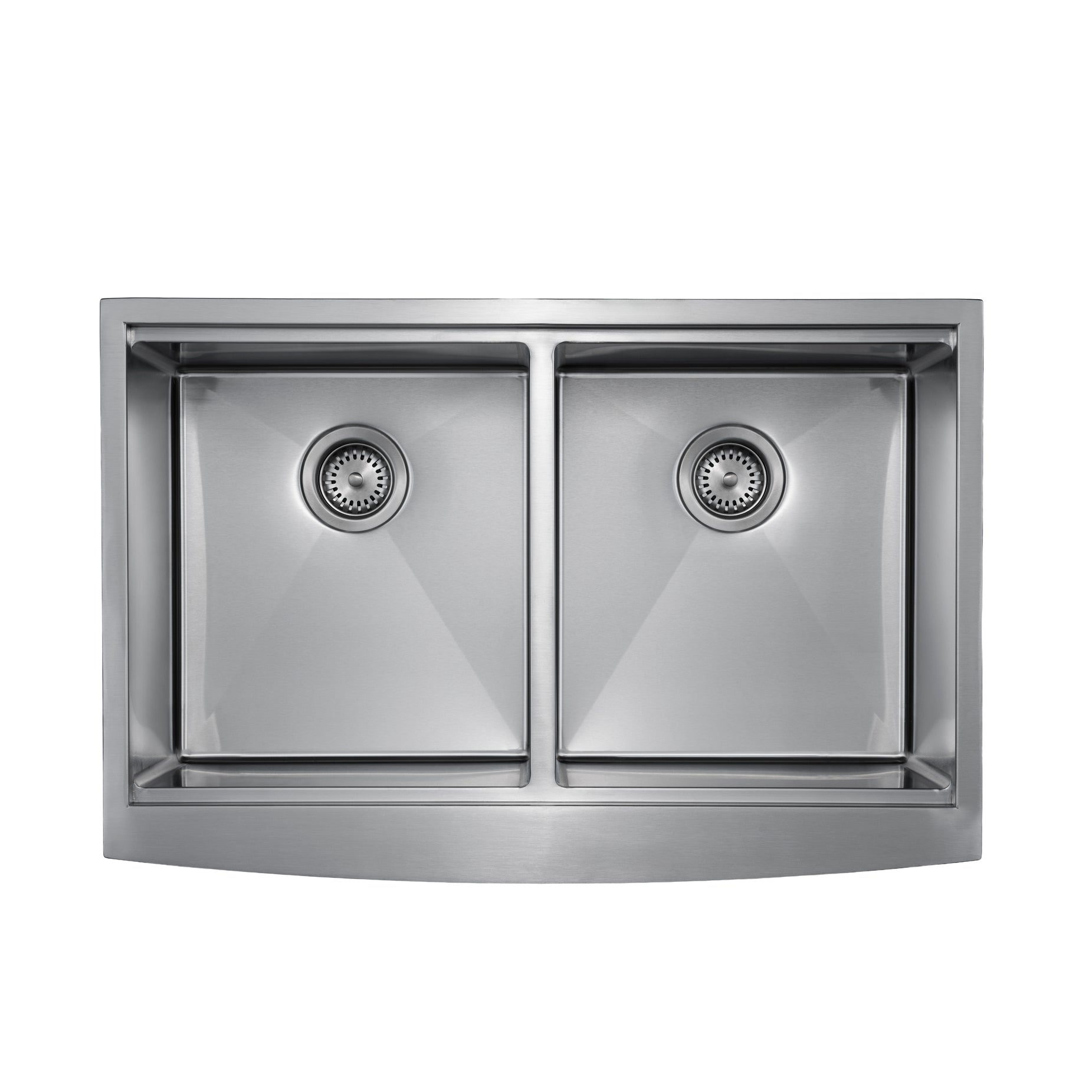 Master Chef-Venice Retro 36 5050 Curved 6" RETRO Apron Workstation Sink, 36x22x10 1