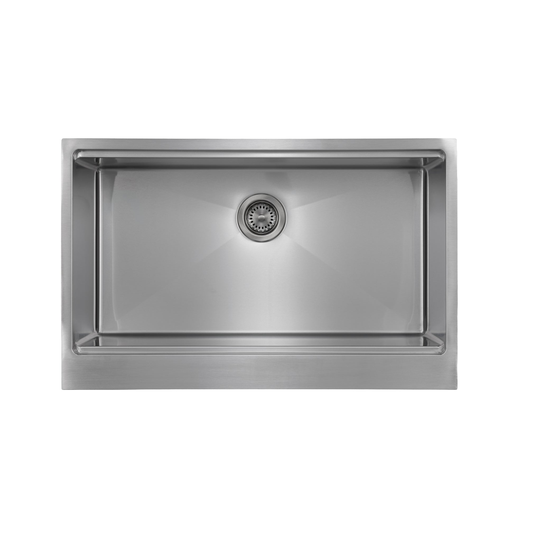Master Chef-Verona Curved Retro 36 Single Bowl Curved 6" RETRO Apron Workstation Sink, 36x22x10 3