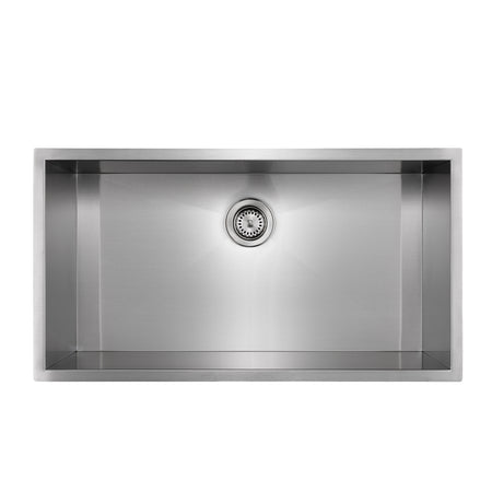 Master Chef-Versailles 32 Workstation Square corner, 15 gauge, rear center drain-Includes Colander, cutting board, rolling rack, and sink grid 1