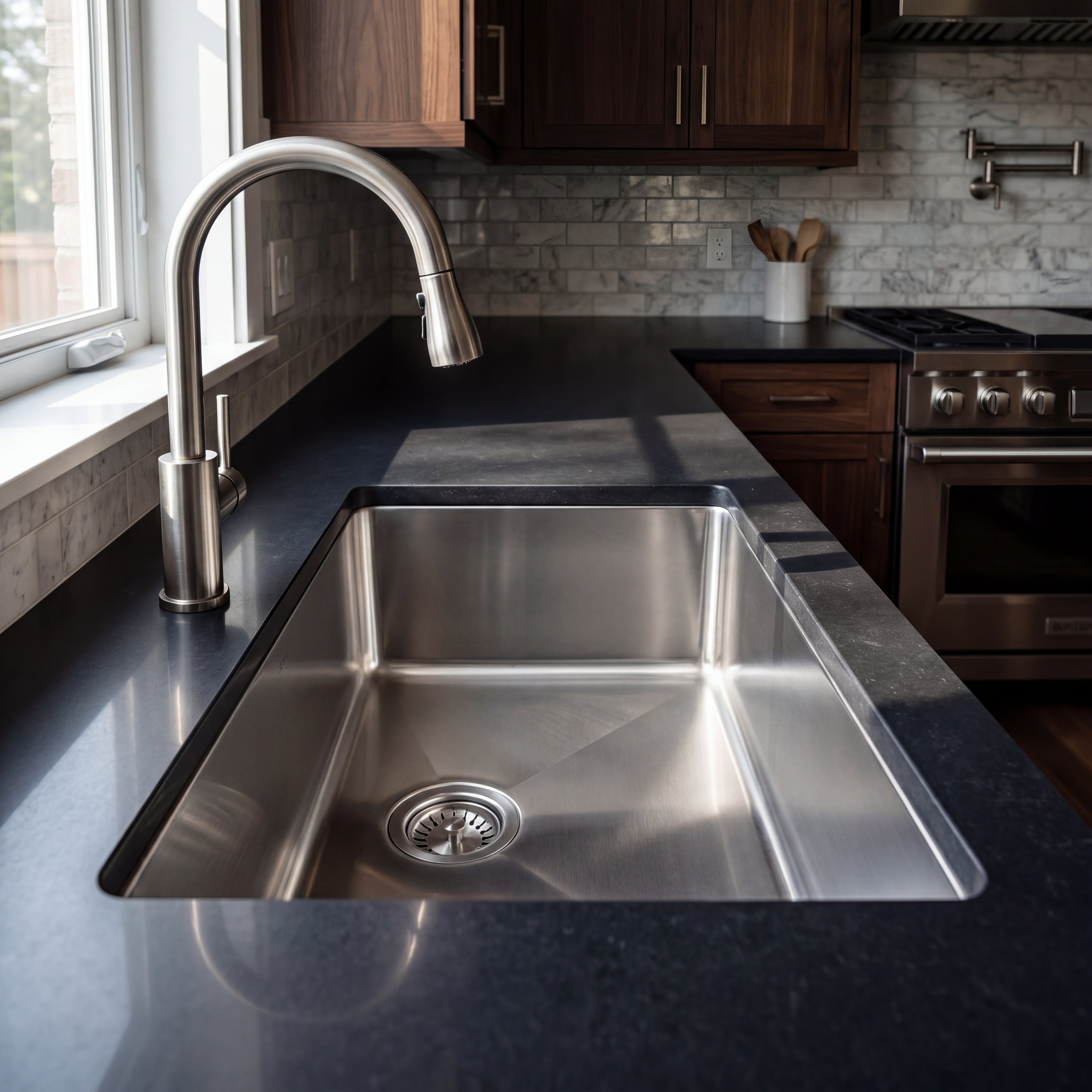 Master Chef Versailles Radial TM 33x22x9 kitchen sink 2