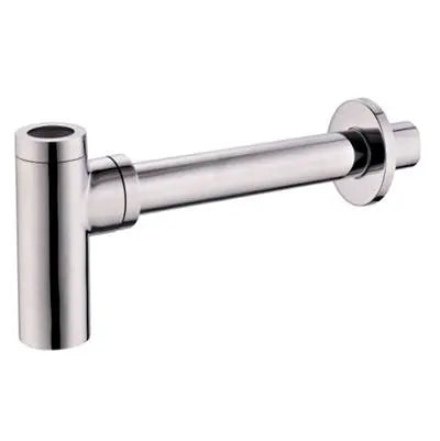Oasis-Chrome-Bottle Trap Brass Round Pipe 17 G Oasis