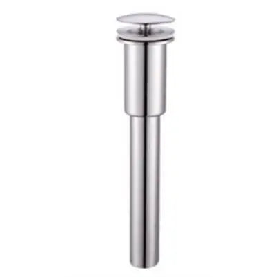 Oasis-Chrome-Lavatory Umbrella drain 4" Body 8" Tailpiece w/Overflow Oasis