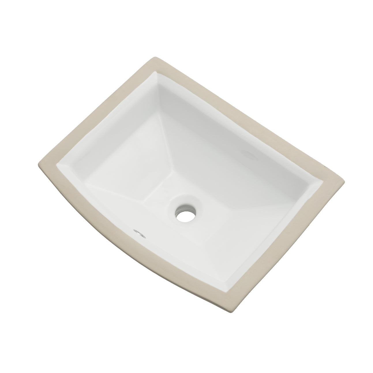 Oasis- Harbor WH Bowed Front Square Virtuous China Bowl in White 19.5x17 O.D.17x13.5 x7 Deep I.D. 3