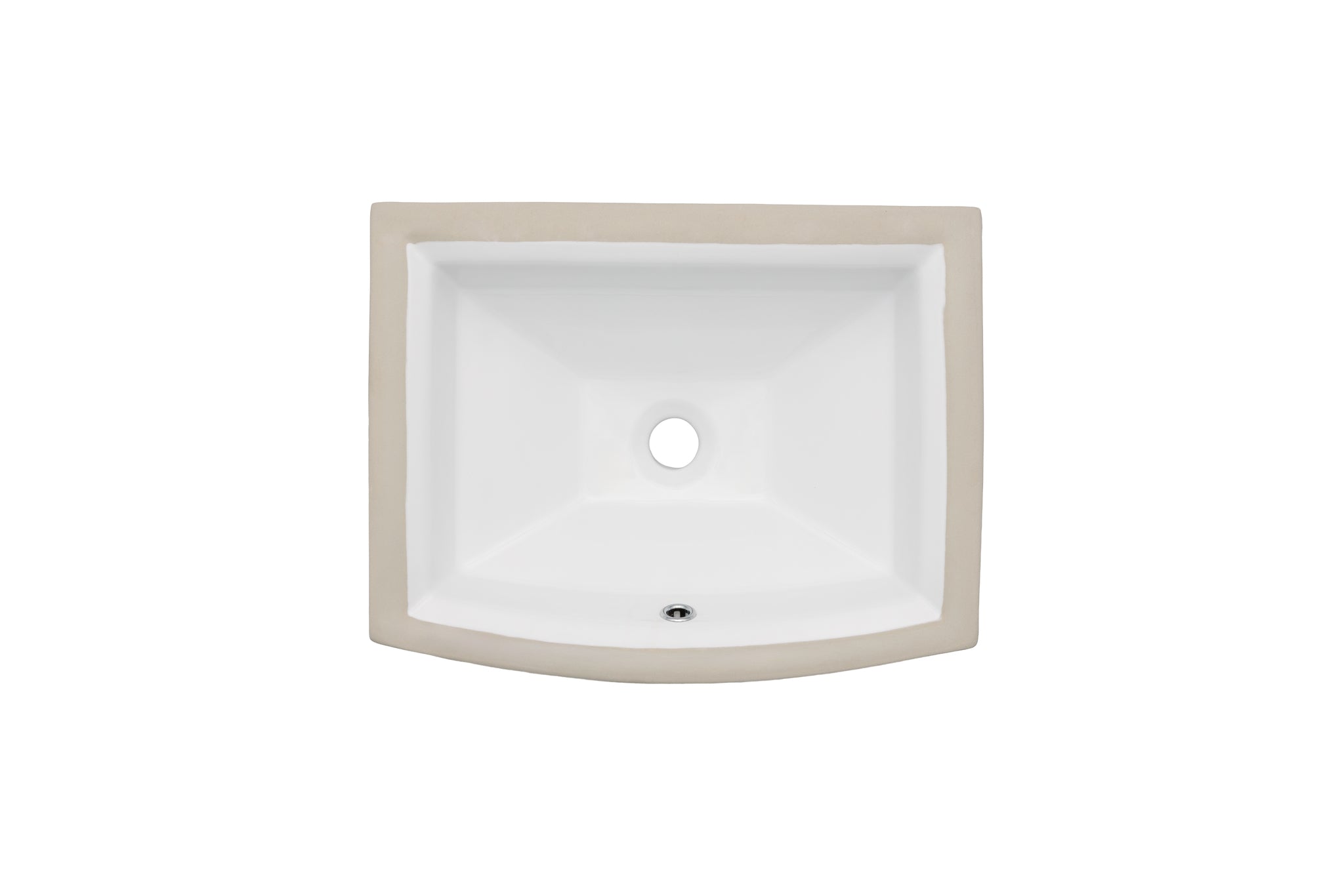 Oasis- Harbor WH Bowed Front Square Virtuous China Bowl in White 19.5x17 O.D.17x13.5 x7 Deep I.D. 2