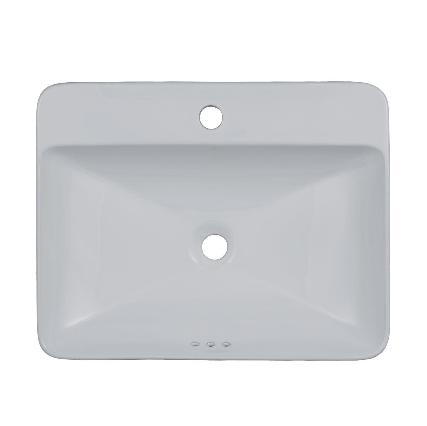 Oasis- Lynx Premium 23.25' x 18.5' x 6.75'One Hole Drop in vesselPorcelain Vessel sink 1
