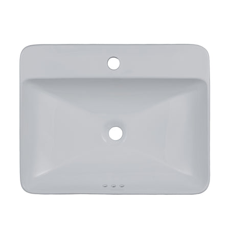 Oasis- Lynx Premium 23.25' x 18.5' x 6.75'One Hole Drop in vesselPorcelain Vessel sink 1
