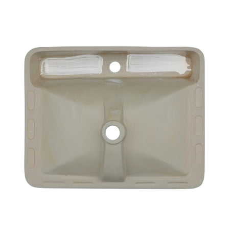 Oasis- Lynx Premium 23.25' x 18.5' x 6.75'One Hole Drop in vesselPorcelain Vessel sink 5
