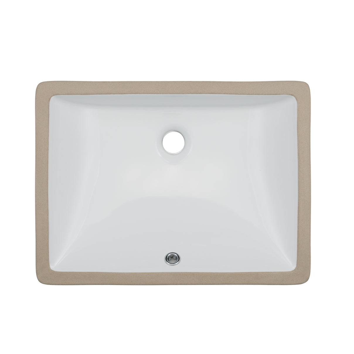 Oasis-Phoenix WH ADA  Rectangular ADA Vitreous China UM lav Basin 20x15x5.5 1