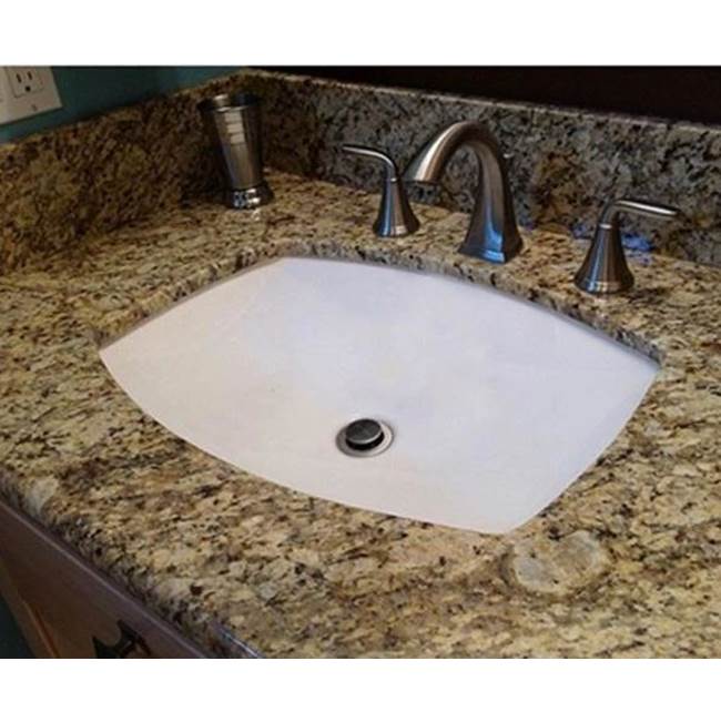 Oasis- Retreat Rectangular White Bathroom UM sink 2