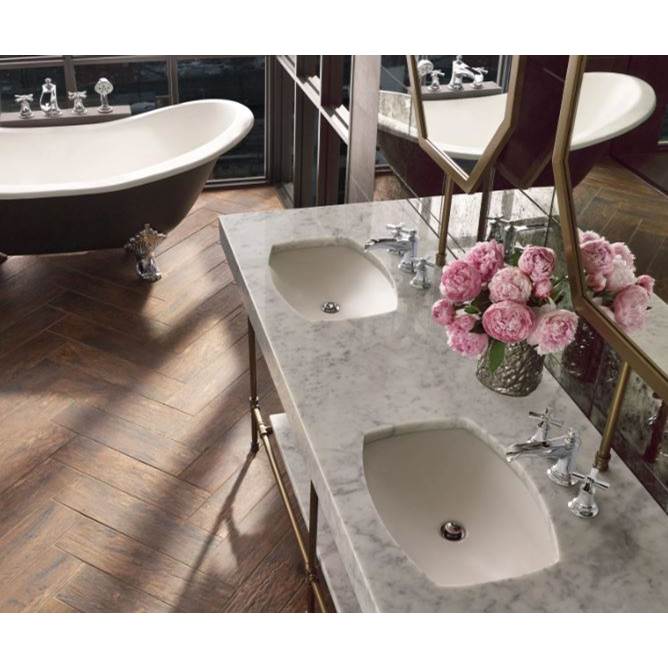 Oasis- Retreat Rectangular White Bathroom UM sink 3