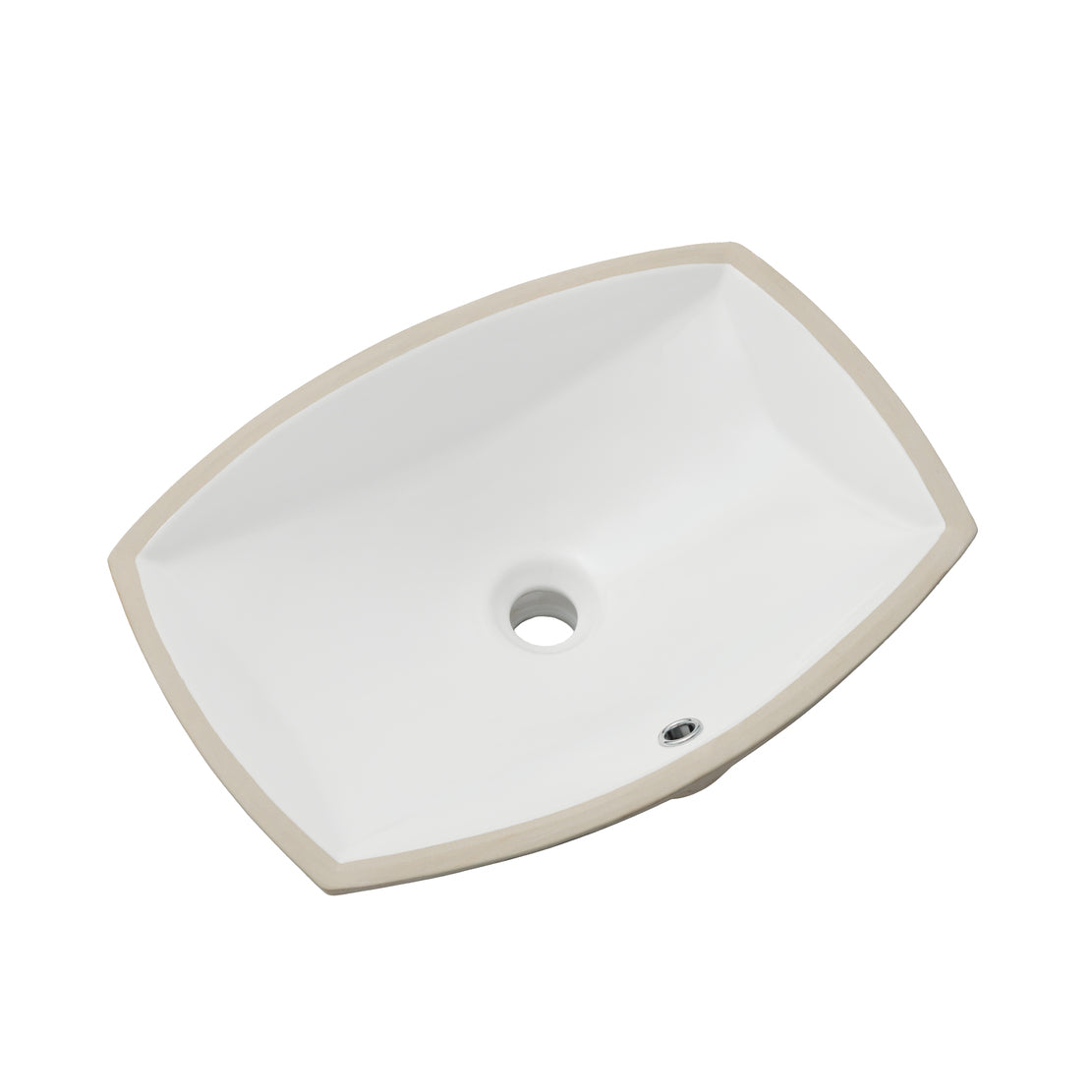 Oasis- Retreat Rectangular White Bathroom UM sink 5
