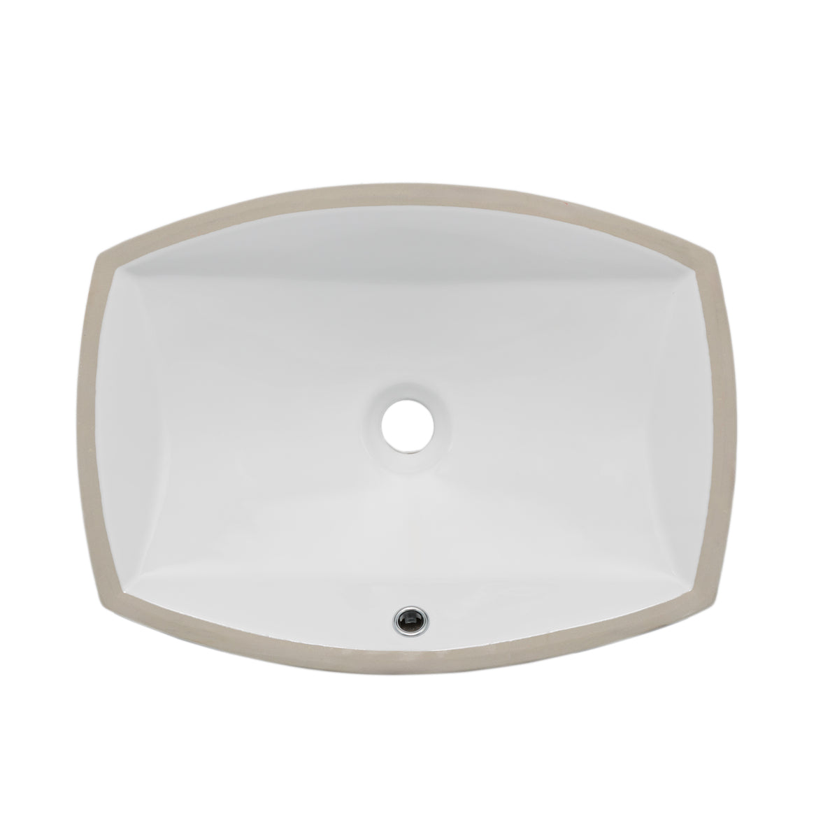 Oasis- Retreat Rectangular White Bathroom UM sink 1