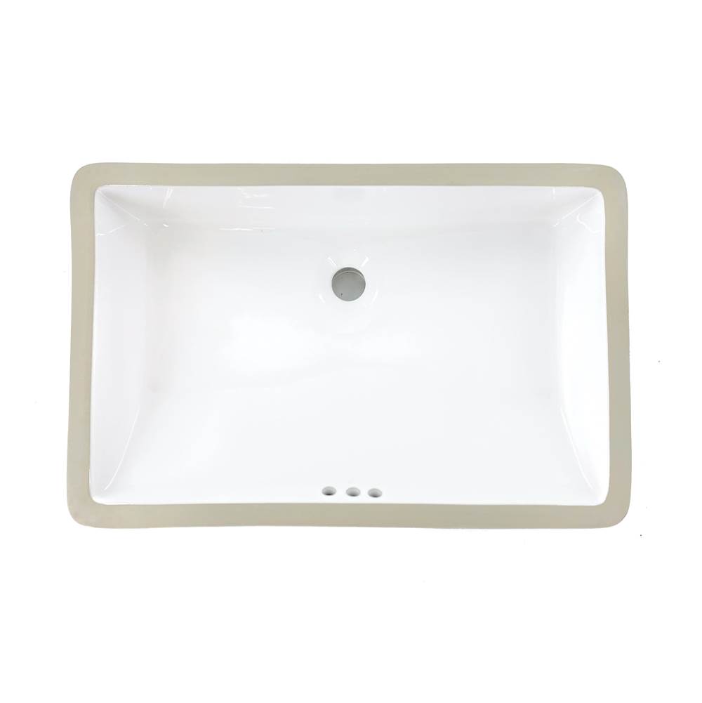 Oasis-Scorpio WH-G White-Fully Glazed Rectangle Porcelain Vessel sink 7