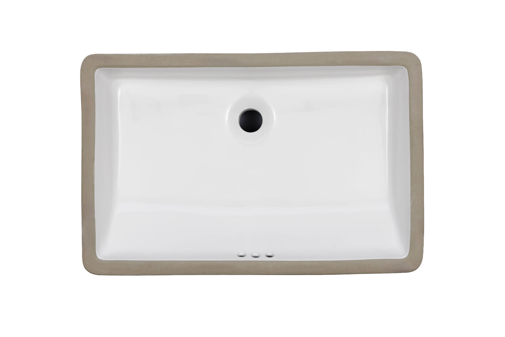 Oasis-Scorpio WH-G White-Fully Glazed Rectangle Porcelain Vessel sink 1