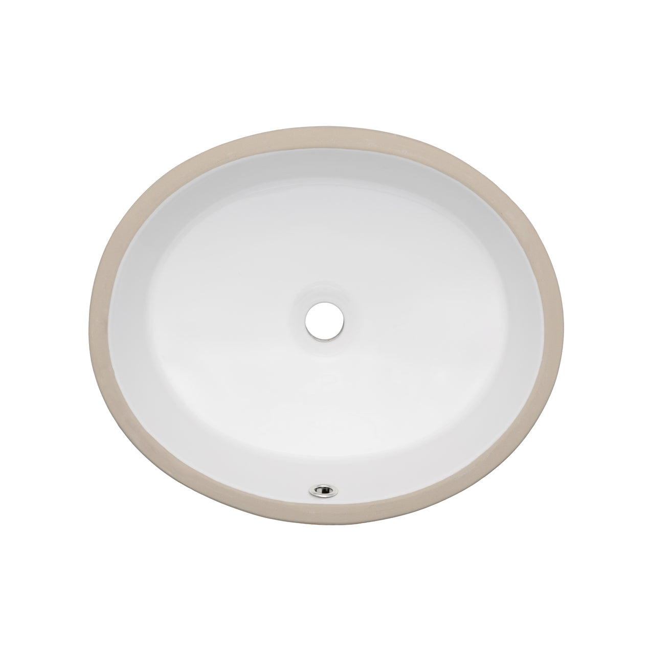 Oasis- Tideway Oval WH Medium UM Vitreous China Sink 1