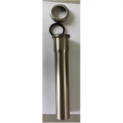 Oasis Venetian bronze tailpipe, 8-inch Pro finish slip-fit joint extension tube for lavatory drain installation.