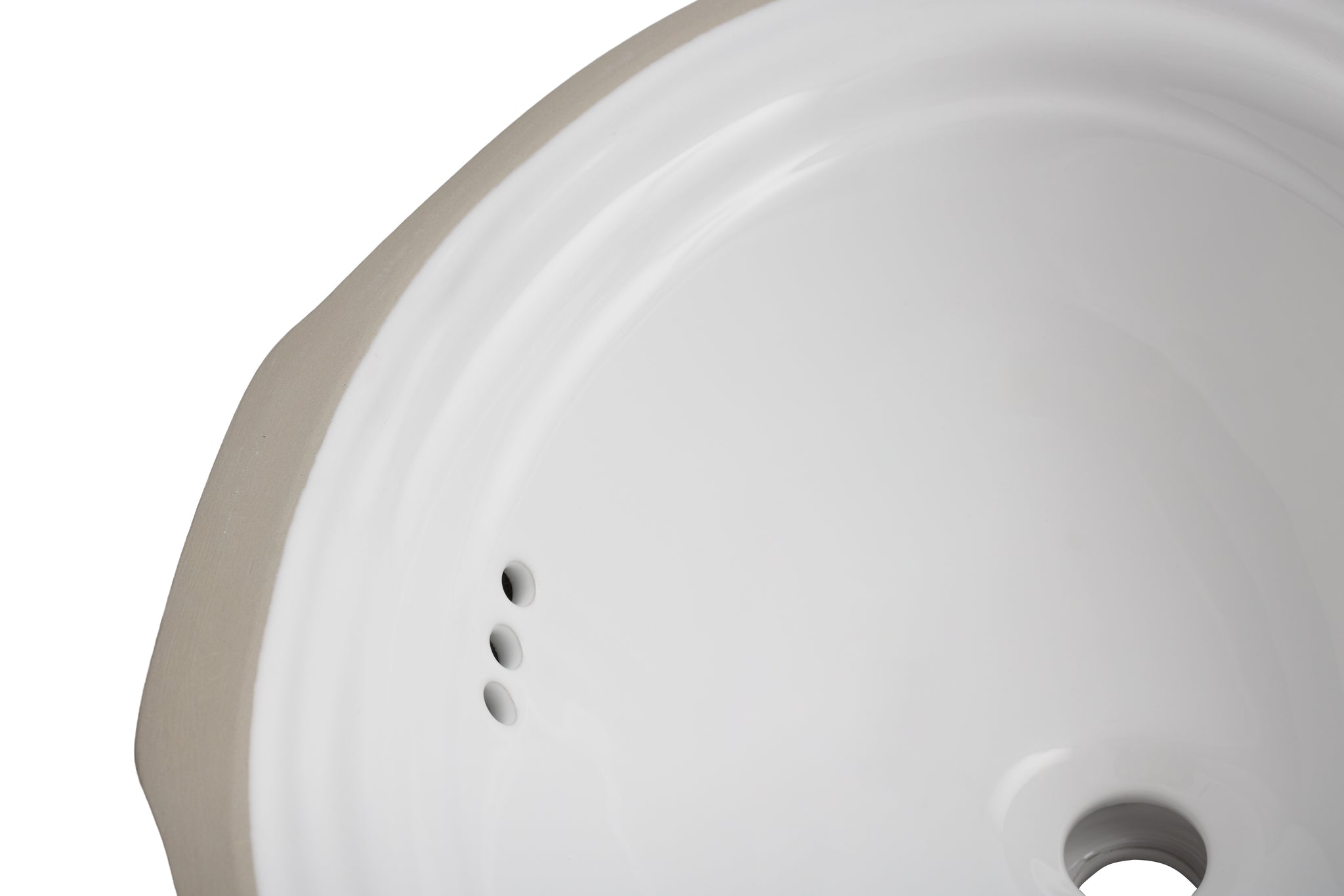 Oasis- Watercourse WH Decorative UM Vitreous China Sink 20x16.25x8 OD 18.25x14.25 ID 4