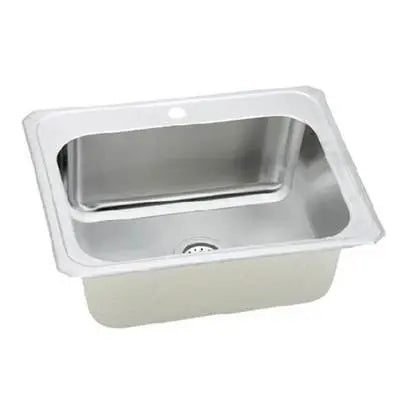 Presidential- Mckinley ADA Self-Rimming Single Bowl Kitchen Sink 25x22x8 1-Hole Version
