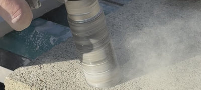 video shows Obsidian Silent Core Bridge Saw Blade