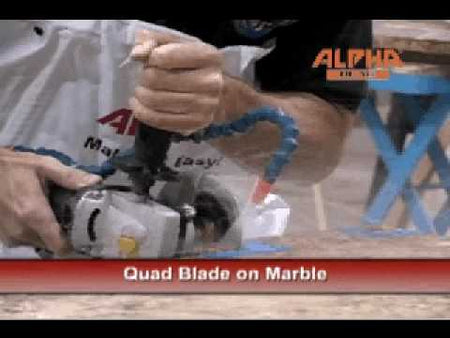 video shows Alpha Tools Quad Dry Blade 4in to 10in