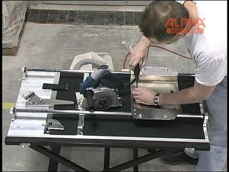 video shows Dry Tile Cutting System 110V