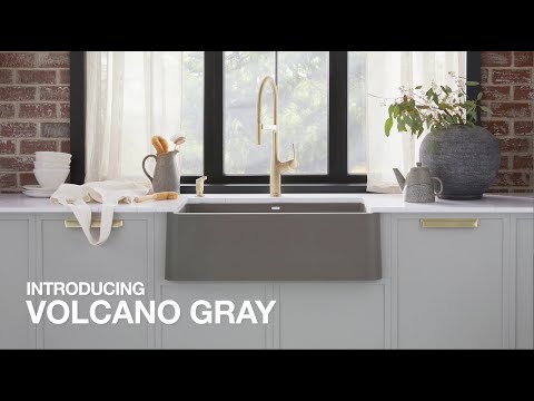 Volcano Gray SILGRANIT Kitchen Sink Color | BLANCO