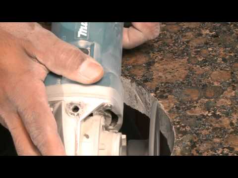 video shows Diamax 4in V1 Grinder/Cutter 30/40 Grit to 5in 100/120 Grit