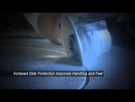 video shows Diamax-5" Cyclone Electroplated Contour Blade for Marble