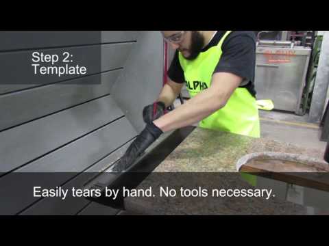 video shows Alpha Surface Protection Tape 6″ x 164′ – Heavy-Duty Protective Film