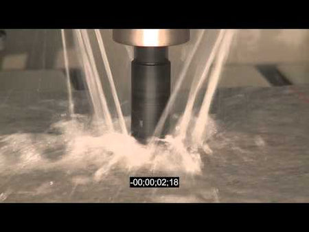 video shows Diamax-1 3/8" Cyclone REVERSE Thread Half-gas T-segment core