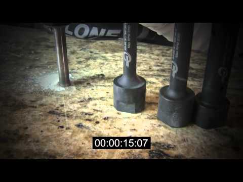 video shows Diamax-5/16" Cyclone Non-Core Drill Bit