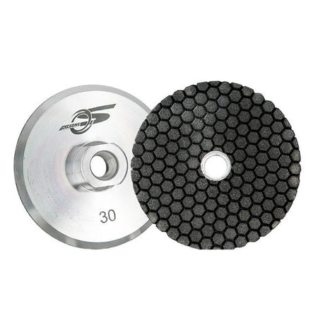 Diamax-4" Cyclone Resin Cup Wheel with Aluminum Backer 200 Grit 1