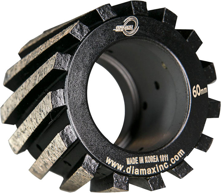 Diamax-CNC Z-Wheel x 35mm bore, 80mm O.D x 45mm High x 21 Seg 1